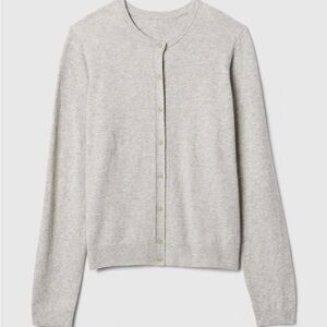 GAP CASHSOFT CARDIGAN GREY SIZE SMALL NWT